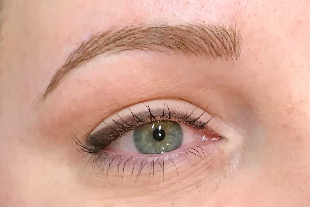 After-Before & After, Microblading technique. Drag bar to compare.